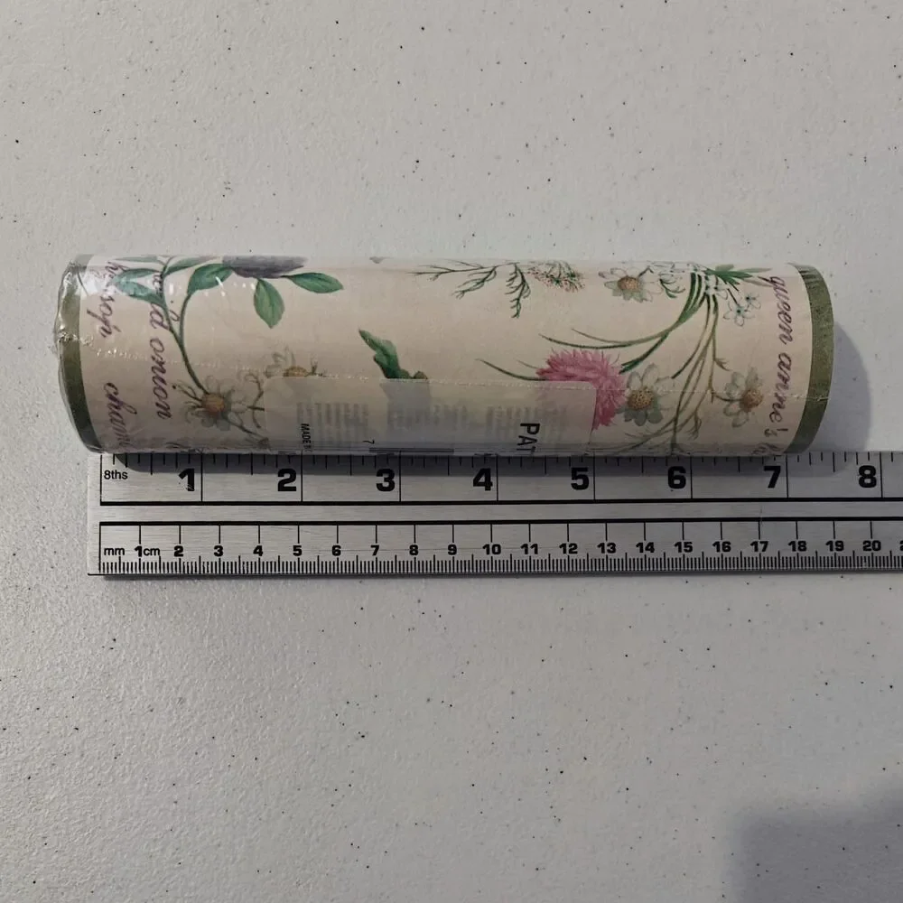 2 Rolls Vintage Wallpaper Border New Garden Herbs Wildflowers Earthy Cottage